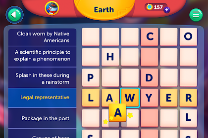 small tree with purple flowers crossword clue