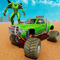 Robot Monster Truck Future Robot Transform Game
