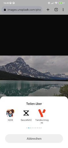 Android application Simple Reverse Search screenshort