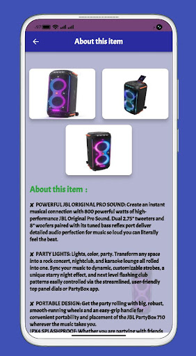 JBL Partybox 710 guide Screen 3