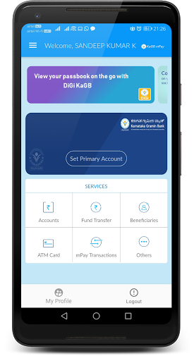 Android application KaGB mPay screenshort