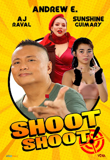 alt="SHOOT! SHOOT! is about Jack (Andrew E.), a small town guy whose ultimate dream is to become an actor. After countless auditions, Jack finally gets chosen to play the role of an heir to his wealthy relative. While rehearsing his lines, his neighbor hears him talking about inheriting 100 billion dollars. Jack's misadventures start when word spreads around town that he's now a billionaire. He suddenly gets lucky with girls who just want his "money", but he also gets in trouble with the wrong people."