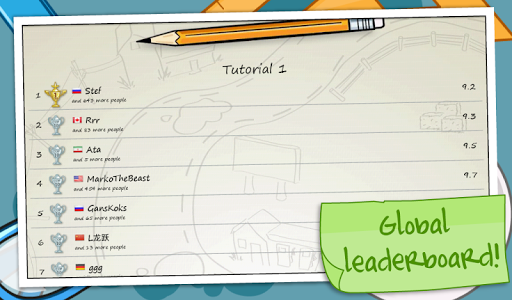 Screenshot of Paper Racing