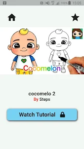Easy drawing cocomelo.