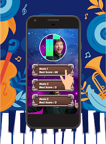 Captura 5 Mr Beast Piano Tiles Games android