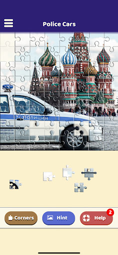 Police Cars Puzzle Screen 3