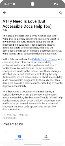 PyCon US Screenshot 4 - AppWisp.com
