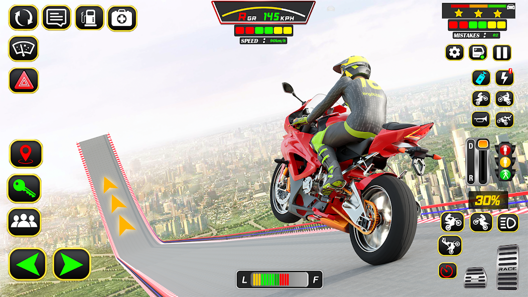 GT Bike Stunt Bike Racing Game banner