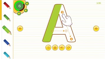 Learn To Write Letters / Alphabet ABC For Kids