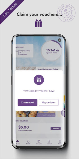 The Coffee Bean Brunei Rewards Screen 2