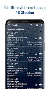 Transparente Uhr & Wetter Screenshot