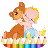 Kids Coloring Book and Game icon