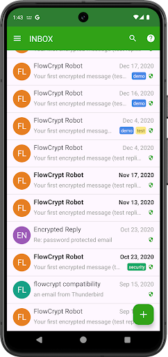 FlowCrypt Encrypted Email Screen 3