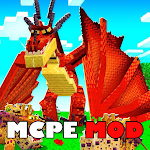 Cover Image of Скачать Mod Dragon Minecraft  APK