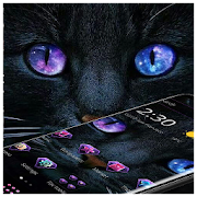 Dark Black Magic Kitty Theme  Icon