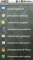 screenshot of Handcent SMS Polish Language P