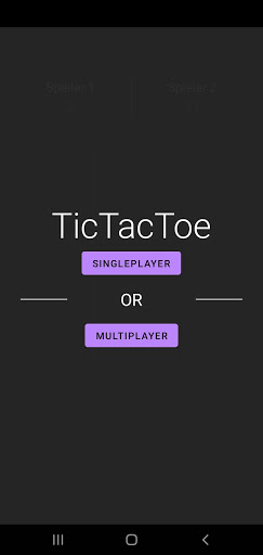 Android application TicTacToe screenshort