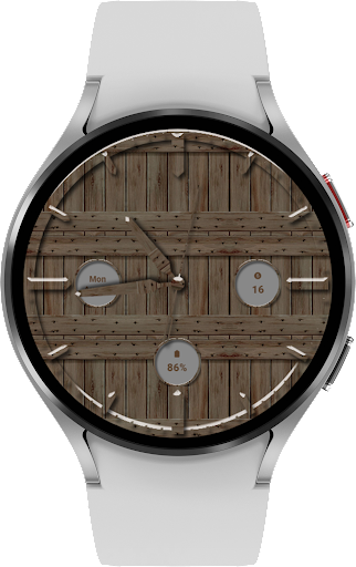 Wood Analogue Watch Face Screen 3