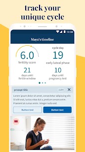 Ovia Fertility, Period Tracker 3