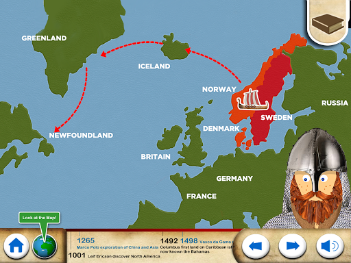 Famous Explorers - History Screen 2