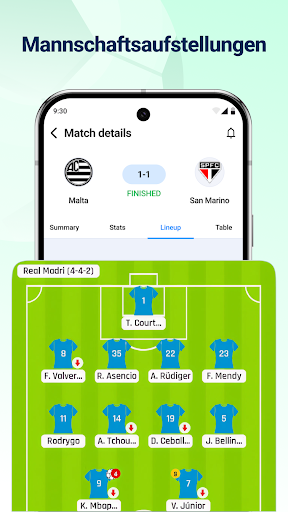 Live Fußball Ergebnisse screenshot 3