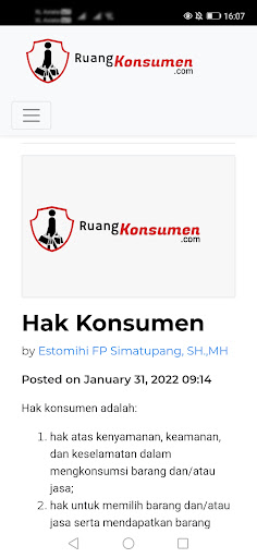 Ruang Konsumen Screen 3