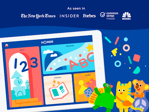 Screenshot of HOMER: Fun Learning For Kids