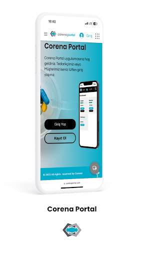 Android application Corena Portal screenshort