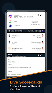 Live Cricket Score Updates