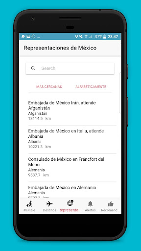 Guía del Viajero Screen 3