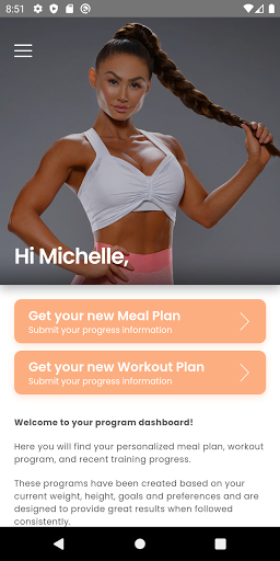 Android application Michie Peachie screenshort