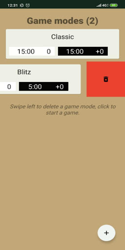 Totol Chess Clock Screen 2