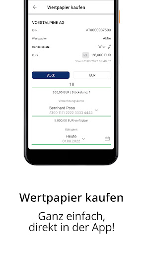 POSO Online Banking App Screen 2