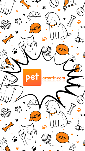 Android application Pet Araştır screenshort