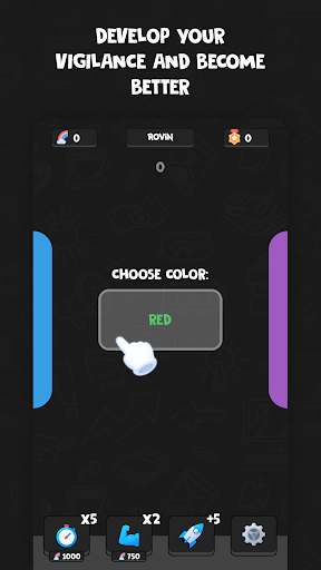 Android application Color Swipe screenshort