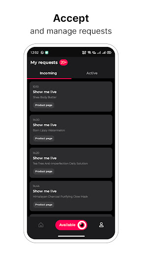 Android application eyezon for business screenshort