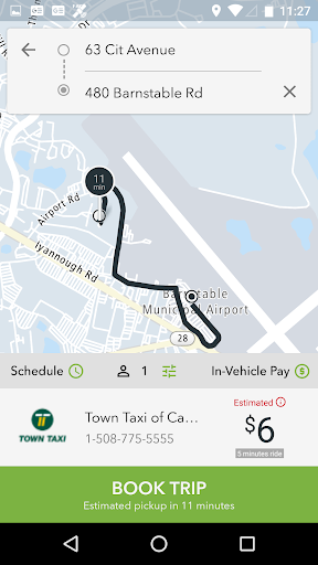 Town Taxi Cape Cod Screen 2