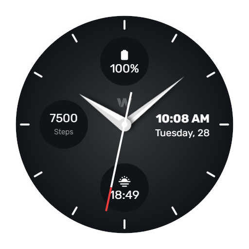 WES14 - Gunmetal Watch Face 1.0.0 Icon