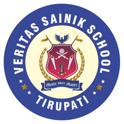 Veritas Sainik School logo