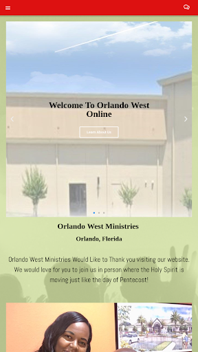 Android application Orlando West Ministries screenshort