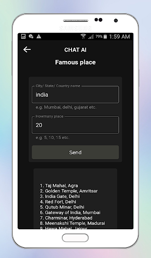 CHAT AI - Ask AI Chatbot GPT Screen 2