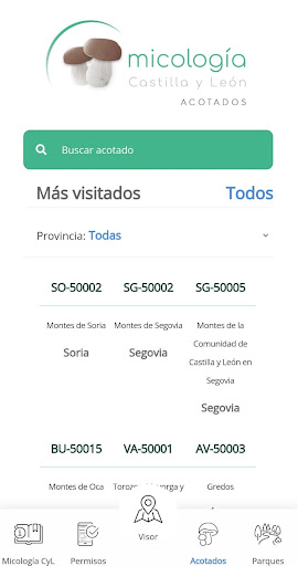 Micología CyL Screen 3