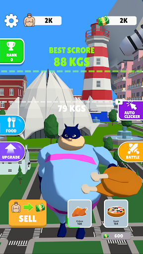 Fat Hero Clicker - Food Games Screen 3