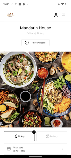 Android application Mandarin House screenshort