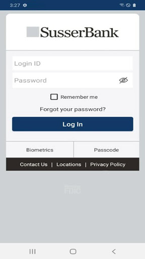 Android application Susser Bank Mobile screenshort