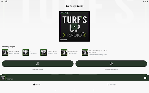 Turf's Up Radio Screenshot