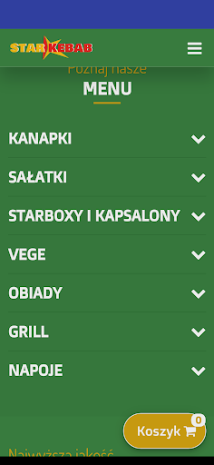 Android application Star Kebab screenshort