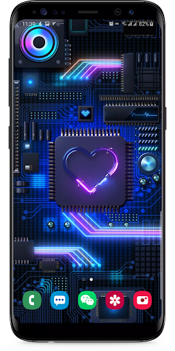 デジタル回路基板アニメーションライブ壁紙 By Live Wallpaper Hongkong Google Play Japan Searchman App Data Information