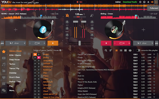 YouDJ Mixer for Chromebook Screen 3