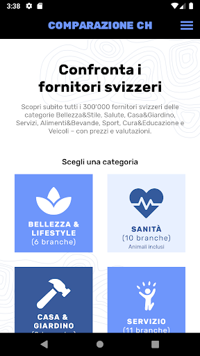 Anteprima dell'app